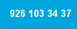 926 103 34 37 926 103 34 37